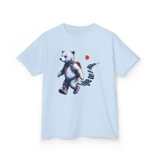 Canadian Tyke on a Hike - Bear Cub- Kids tee