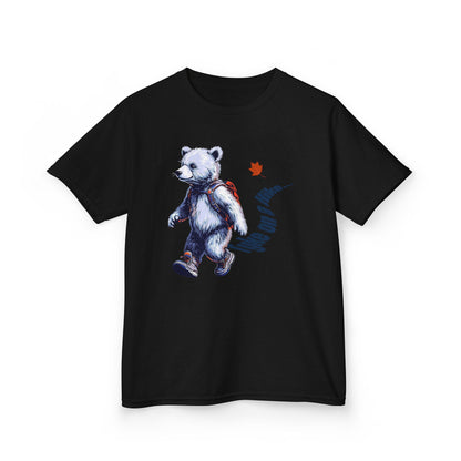 Canadian Tyke on a Hike - Bear Cub- Kids tee