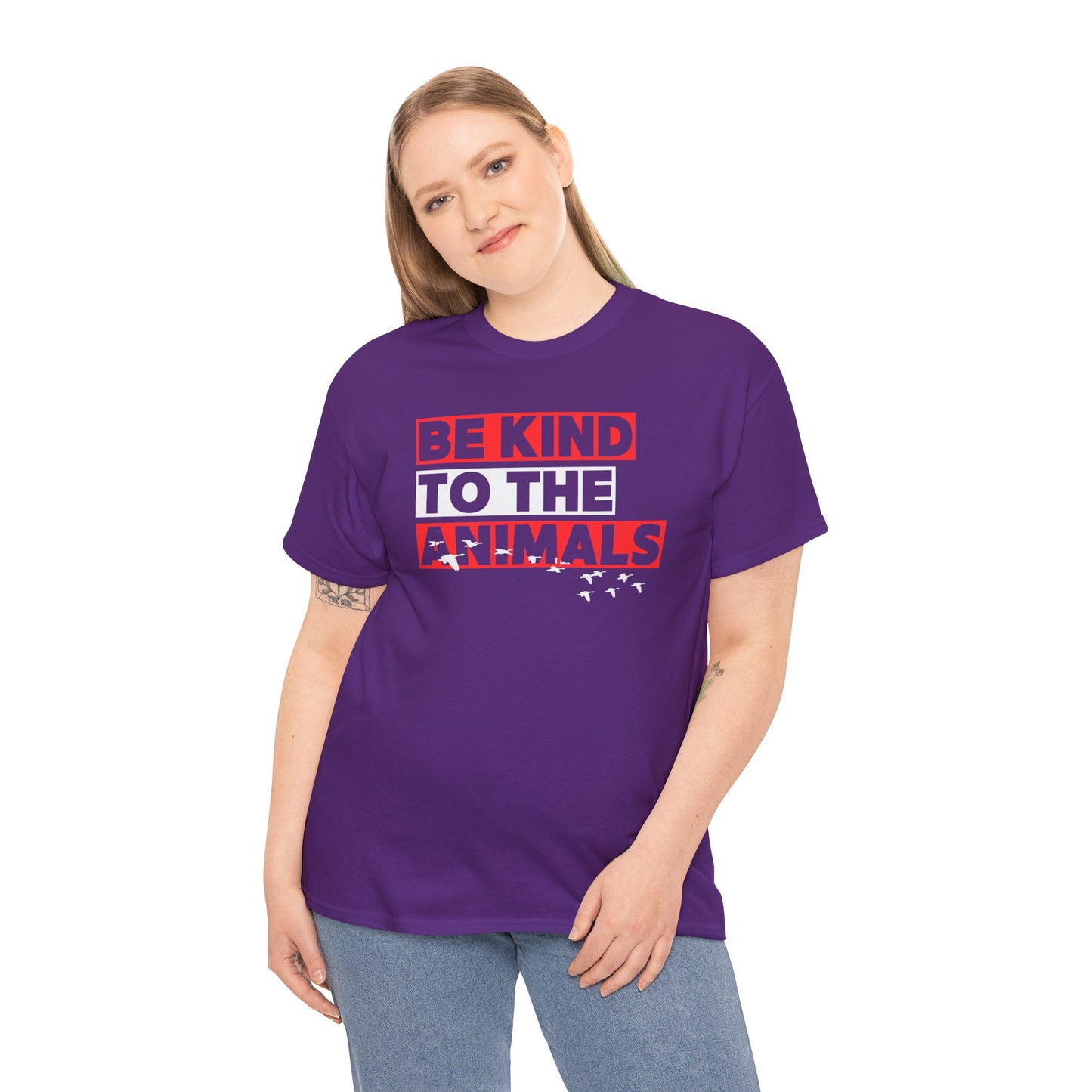 BE KIND TO THE ANIMALS GEESE - Unisex Tee
